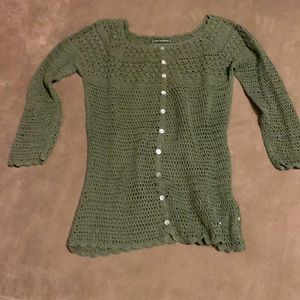 Dark green blouse